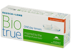Biotrue ONEday for Astigmatism (30 šošoviek)