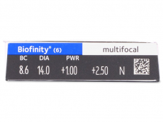Biofinity Multifocal (6 šošoviek)