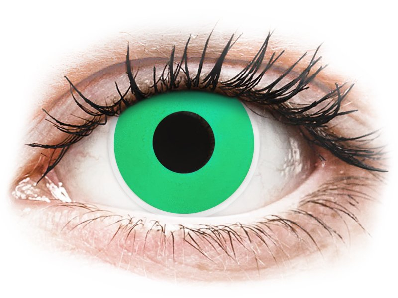ColourVUE Crazy Lens - Emerald (Green) - nedioptrické (2 šošovky)