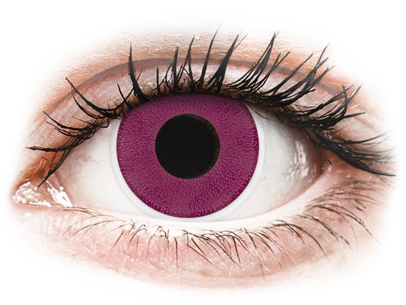 ColourVUE Crazy Lens - nedioptrické (2 šošovky) Purple