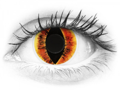 ColourVUE Crazy Lens - Saurons Eye - nedioptrické (2 šošovky)