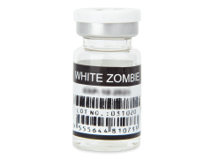 ColourVUE Crazy Lens - White Zombie - nedioptrické (2 šošovky)