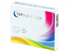 TopVue Color - Turquoise - nedioptrické (2 šošovky)