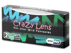 ColourVUE Crazy Lens - Orange Werewolf - jednodenné nedioptrické (2 šošovky)