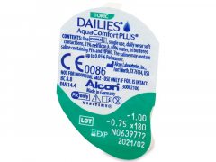Dailies AquaComfort Plus Toric (90 šošoviek)