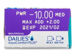 Dailies AquaComfort Plus Multifocal (30 šošoviek)
