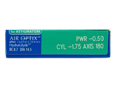 Air Optix plus HydraGlyde for Astigmatism (6 šošoviek)