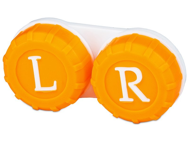 Puzdro na šošovky oranžové L+R 