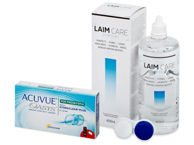Acuvue Oasys for Presbyopia (6 šošoviek) + roztok Laim Care 400 ml