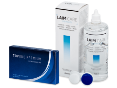 TopVue Premium (6 šošoviek) + roztok Laim-Care 400 ml