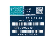 Acuvue Oasys with Transitions (6 šošoviek)