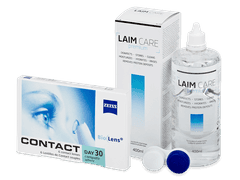 Carl Zeiss Contact Day 30 Compatic (6 šošoviek) + roztok Laim Care 400 ml