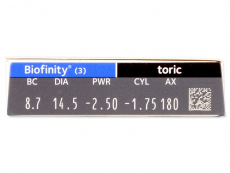 Biofinity Toric (3 šošovky)