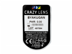 CRAZY LENS - Byakugan - nedioptrické jednodenné (2 šošovky)