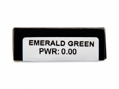 CRAZY LENS - Emerald Green - nedioptrické jednodenné (2 šošovky)