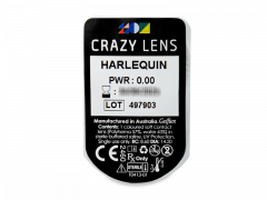 CRAZY LENS - Harlequin - nedioptrické jednodenné (2 šošovky)