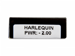 CRAZY LENS - Harlequin - dioptrické jednodenné (2 šošovky)