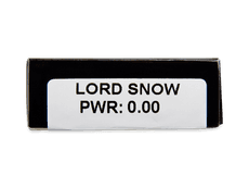 CRAZY LENS - Lord Snow - nedioptrické jednodenné (2 šošovky)