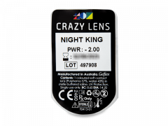 CRAZY LENS - Night King - dioptrické jednodenné (2 šošovky)