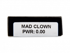 CRAZY LENS - Mad Clown - nedioptrické jednodenné (2 šošovky)