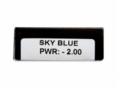 CRAZY LENS - Sky Blue - dioptrické jednodenné (2 šošovky)