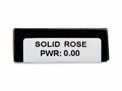 CRAZY LENS - Solid Rose - nedioptrické jednodenné (2 šošovky)