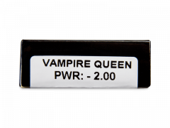 CRAZY LENS - Vampire Queen - dioptrické jednodenné (2 šošovky)