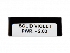 CRAZY LENS - Solid Violet - dioptrické jednodenné (2 šošovky)