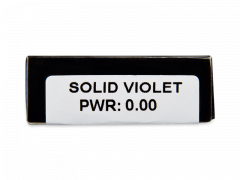 CRAZY LENS - Solid Violet - nedioptrické jednodenné (2 šošovky)