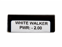 CRAZY LENS - White Walker - dioptrické jednodenné (2 šošovky)