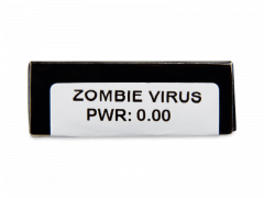 CRAZY LENS - Zombie Virus - nedioptrické jednodenné (2 šošovky)