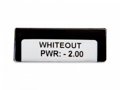 CRAZY LENS - WhiteOut - dioptrické jednodenné (2 šošovky)