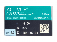 Acuvue Oasys 1-Day with Hydraluxe (30 šošoviek)