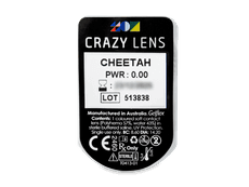 CRAZY LENS - Cheetah - nedioptrické jednodenné (2 šošovky)