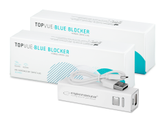 TopVue Blue Blocker (2x 30 šošoviek) + powerbank Esperanza 2400mAh ZADARMO