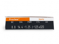 Proclear Toric (3 šošovky)