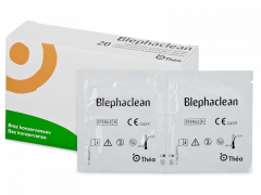 Blephaclean sterilné tampóny na hygienu očného viečka 20 ks 