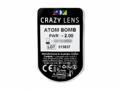 CRAZY LENS - Atom Bomb - dioptrické jednodenné (2 šošovky)