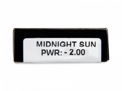 CRAZY LENS - Midnight Sun - dioptrické jednodenné (2 šošovky)