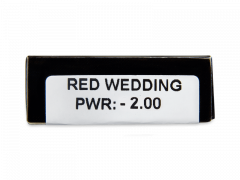 CRAZY LENS - Red Wedding - dioptrické jednodenné (2 šošovky)