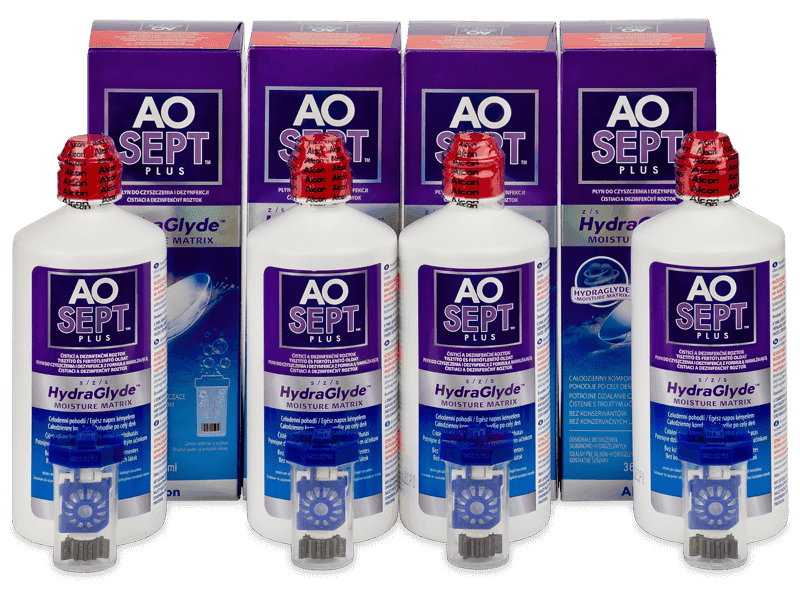 Roztok AO SEPT PLUS HydraGlyde 4x 360 ml 