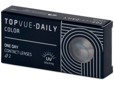TopVue Daily Color - Blue - dioptrické denné (2 šošovky)