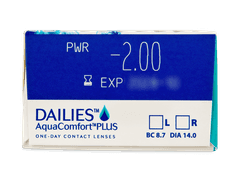 Dailies AquaComfort Plus (30 šošoviek)