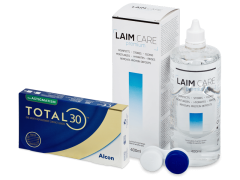 TOTAL30 for Astigmatism (3 šošovky) + roztok Laim Care 400 ml