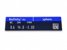Biofinity (6 šošoviek)