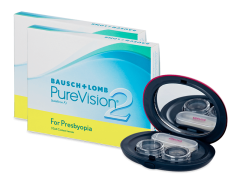 PureVision 2 for Presbyopia (2x 3 šošovky) + kazetka so zrkadlom - Alensa ZADARMO