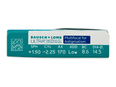 Bausch + Lomb ULTRA Multifocal for Astigmatism (6 šošoviek)